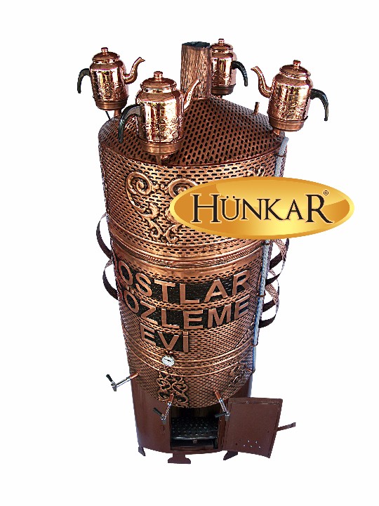 500 Litrelik Sobası Ateş Tuğlalı Odunlu Kömürlü
