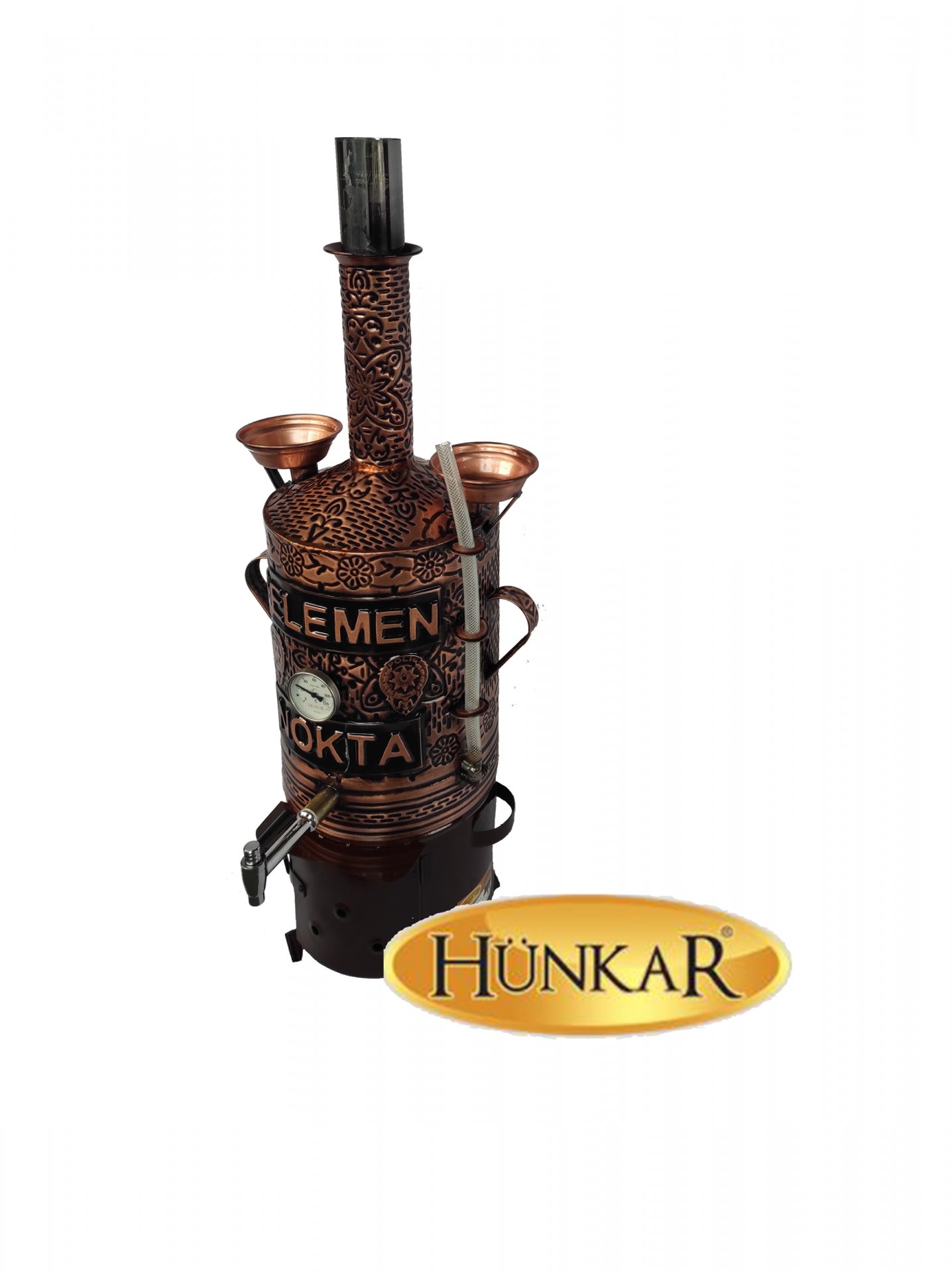 BASKILI 20 LİTRE BAKIR SEMAVER