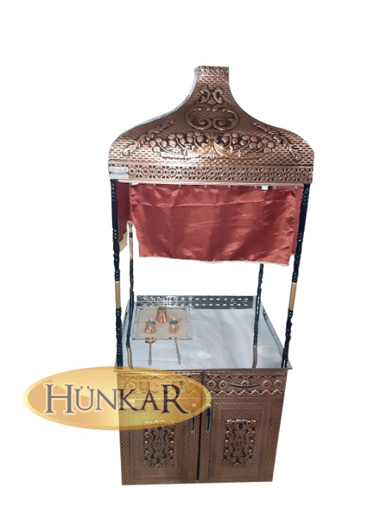 ELEKTRİKLİ KUMDA KAHVE ve KAHVECİ GÜZELİ ARABALI