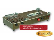 3'lü Statik Boyalı Ocak Bürlörlü