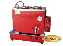Boyalı Kırmızı Renkli Tek Demlikli Elektrikli Çay Kazanı (Özel Renk)