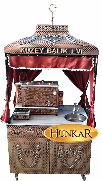 120 LİK KAHVECİ GÜZELİ LAVABOLU ÇAY KAZANLI  ÖZEL İMALAT