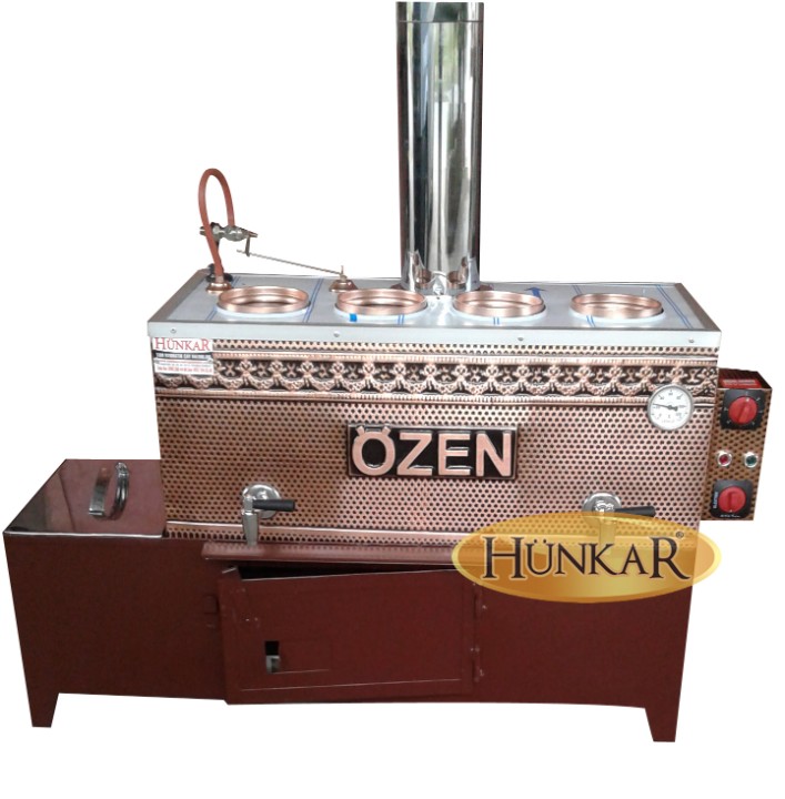 60 LİTRELİK BAKIR SEMAVER 4 DEMLİKLİ ODUNLU-KÖMÜRLÜ-ELEKTRİKLİ BAKIR İŞLEMELİ KUMDA KAHVELİ TUĞLALI UYUTMALI SU OTOMATİKLİ ÇAY KAZANI