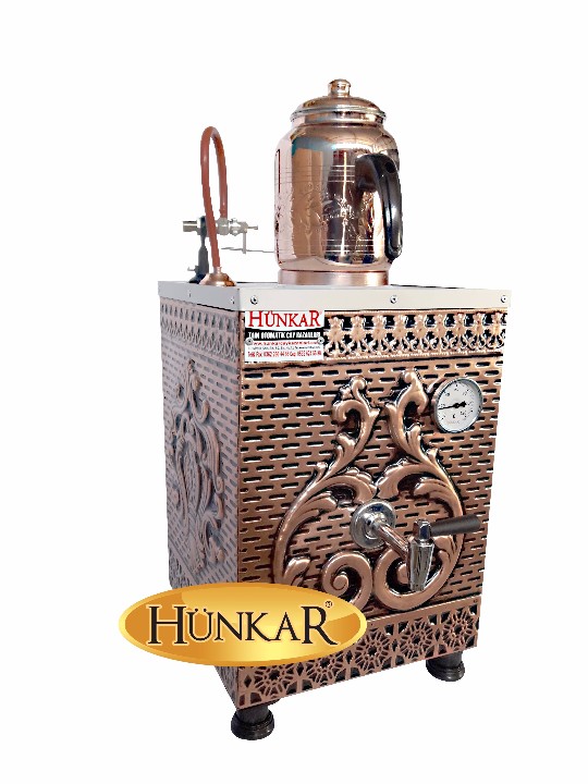ELEKRİKLİ TEK DEMLİKLİ İZOLELİ SU OTOMATİKLİ BAKIR İŞLEMELİ