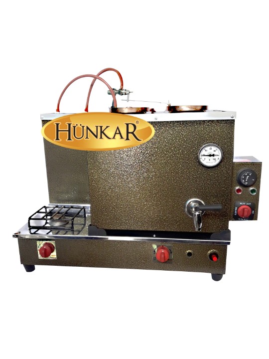 ÇAY KAZANI BOYALI KAPALI 2 DEMLİKLİ ELEKTRİKLİ TÜPLÜ