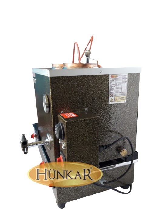 ÇAY KAZANI BOYALI KAPALI 2 DEMLİKLİ ELEKTRİKLİ TÜPLÜ