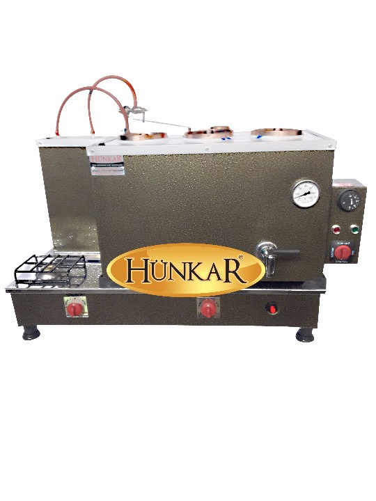 3 DEMLİKLİ STATİK BOYALI ELEKTRİKLİ VE TÜPLÜ EMNİYET VENTİLLİ TERMOKUPURLU DAVLUMBAZLI
