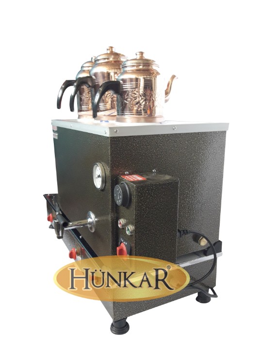 3 DEMLİKLİ STATİK BOYALI ELEKTRİKLİ VE TÜPLÜ EMNİYET VENTİLLİ TERMOKUPURLU DAVLUMBAZLI