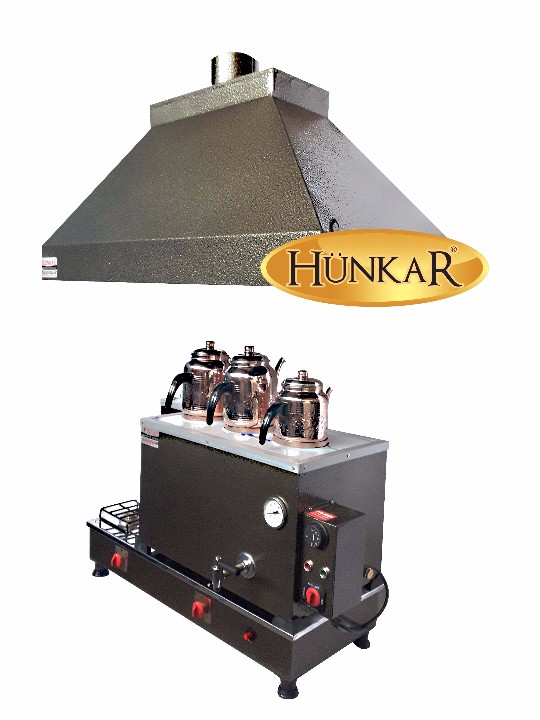 3 DEMLİKLİ STATİK BOYALI ELEKTRİKLİ VE TÜPLÜ EMNİYET VENTİLLİ TERMOKUPURLU DAVLUMBAZLI