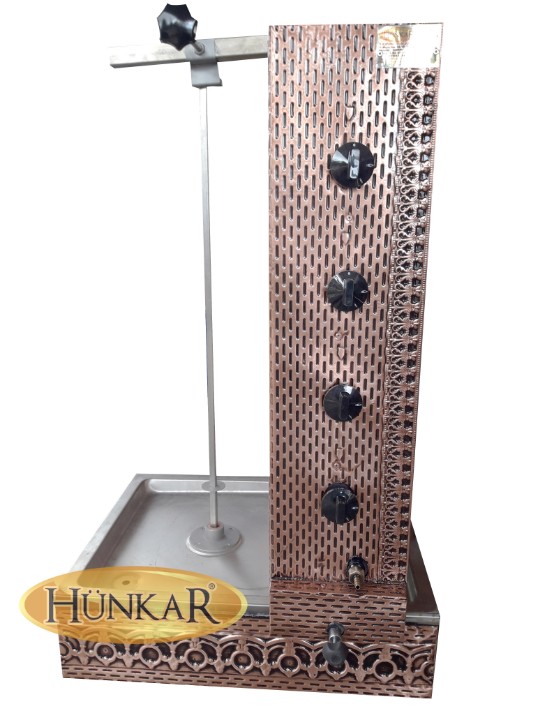 DÖNER TEZGAHI BAKIR İŞLEME VERNİKLİ ESKİTMELİ - YENİ DESEN