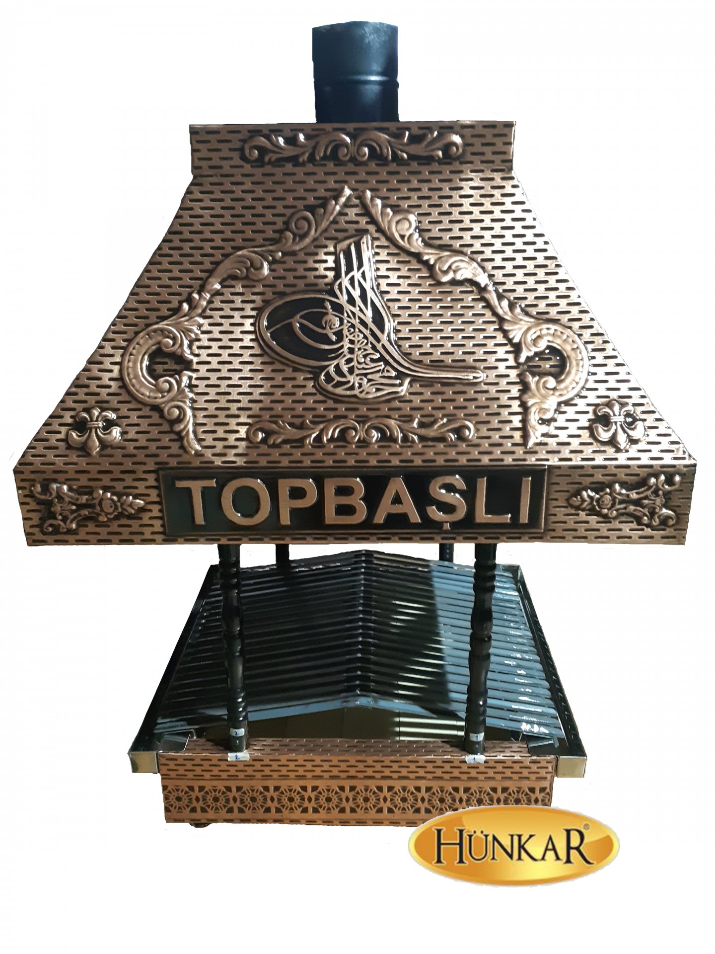 KENDİN PİŞİR KENDİN YE BAKIR YALITIMLI MASAÜSTÜ KEBAP OCAĞI, IZGARA