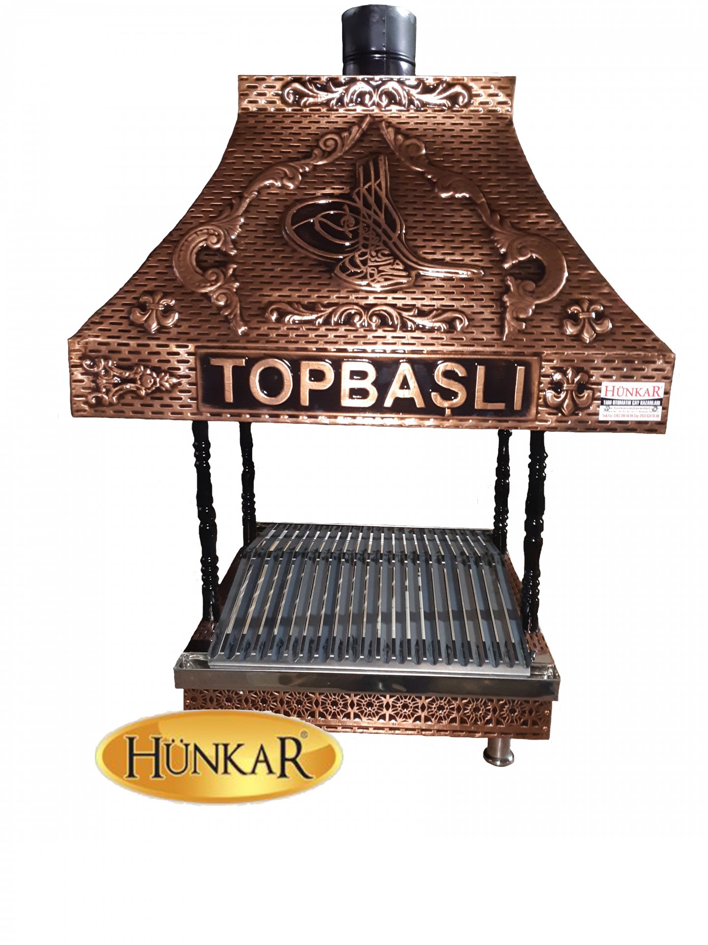 KENDİN PİŞİR KENDİN YE BAKIR YALITIMLI MASAÜSTÜ KEBAP OCAĞI, IZGARA