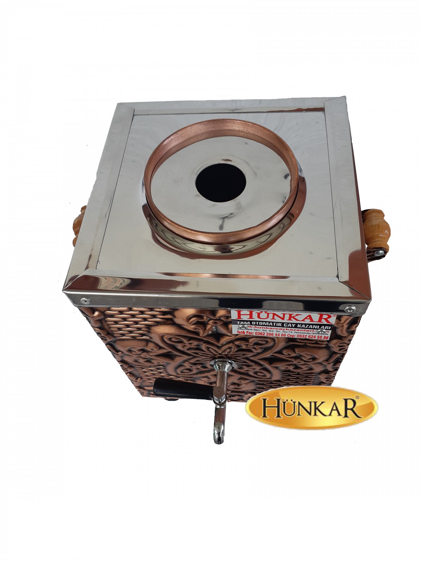 6 LİTRELİK ELEKTRİKLİ YALITIMLI MİNİ BAKIR SEMAVER- ÇAYMATİK
