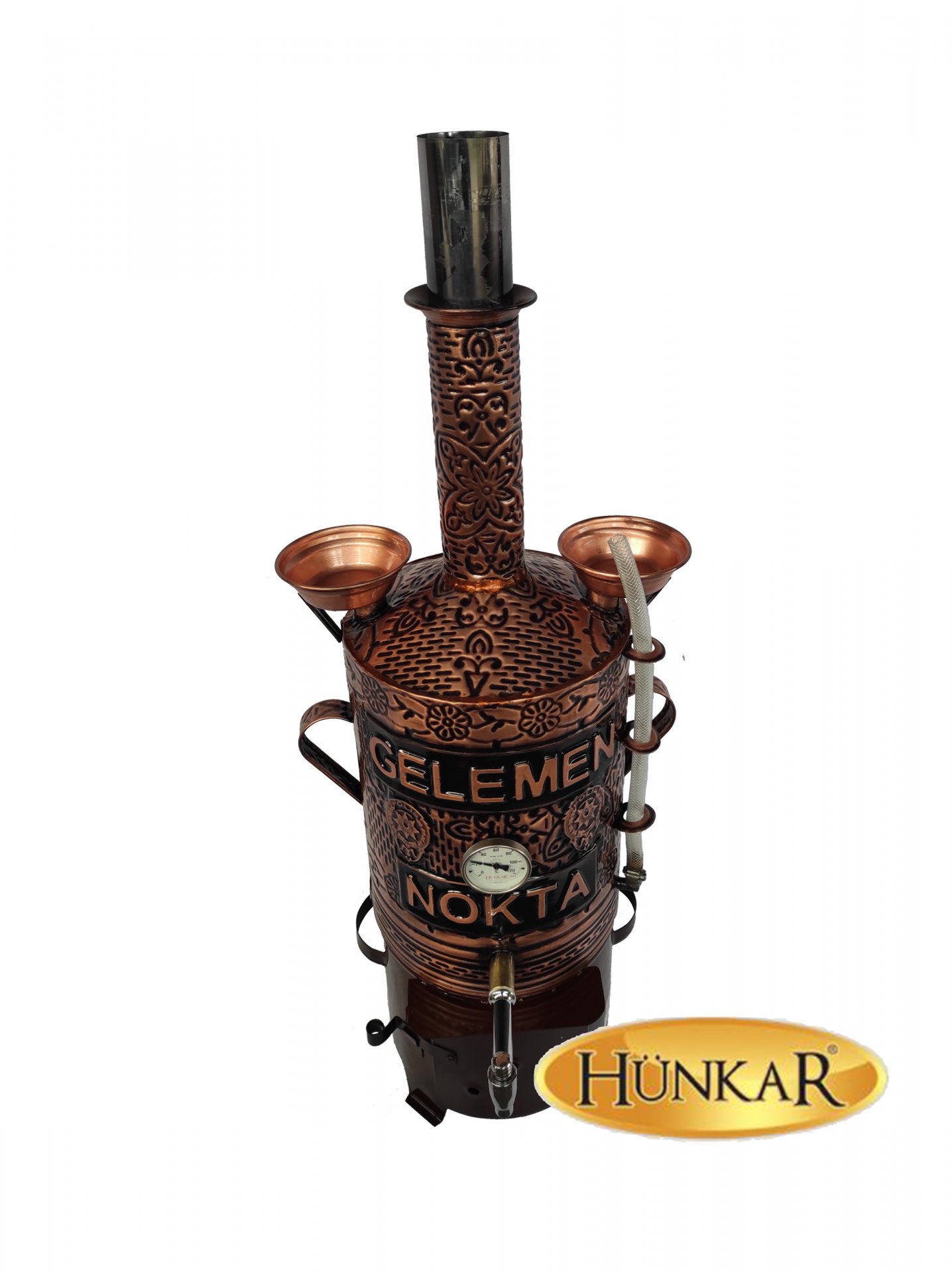 BASKILI 20 LİTRE BAKIR SEMAVER