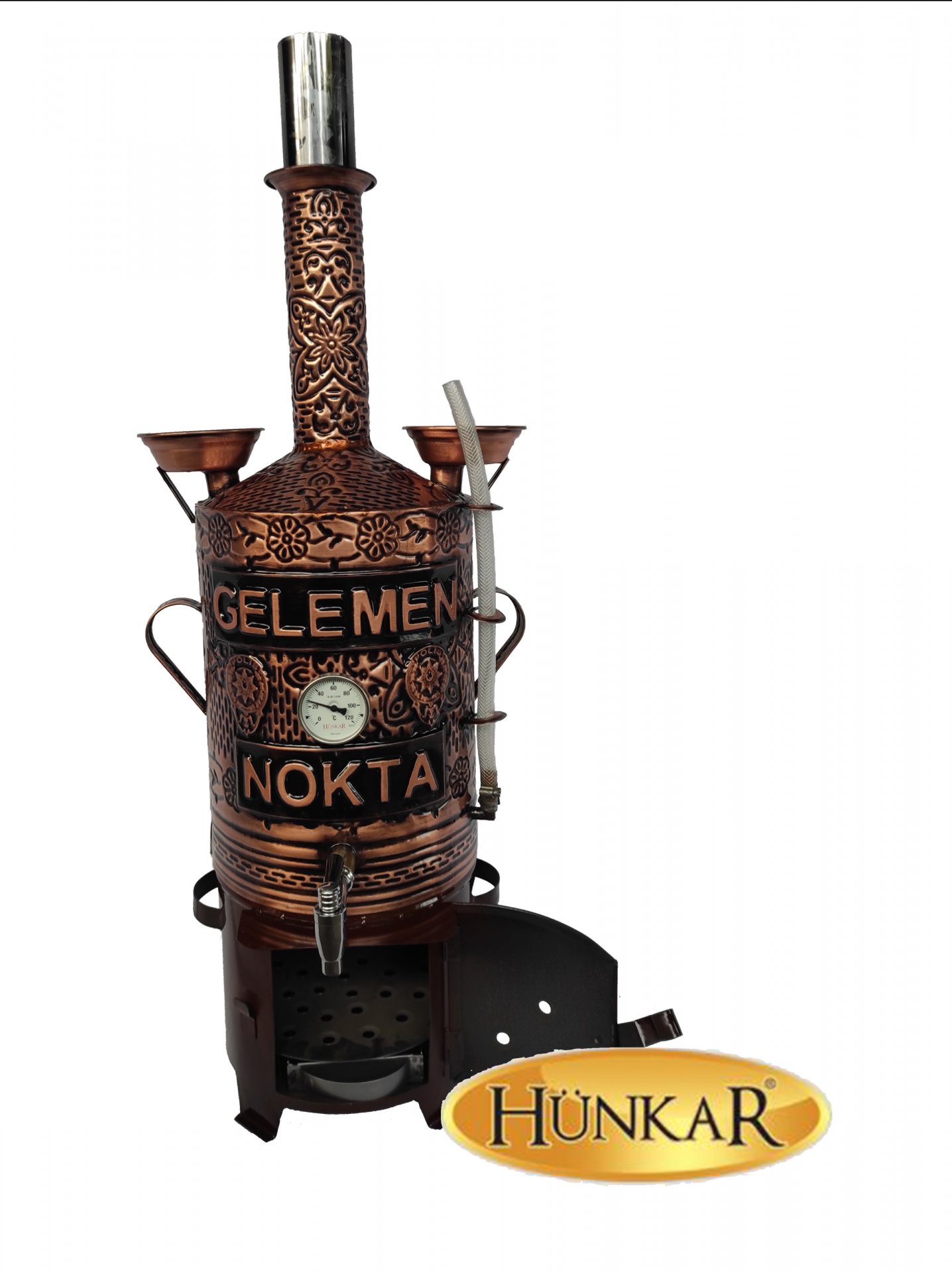 BASKILI 20 LİTRE BAKIR SEMAVER