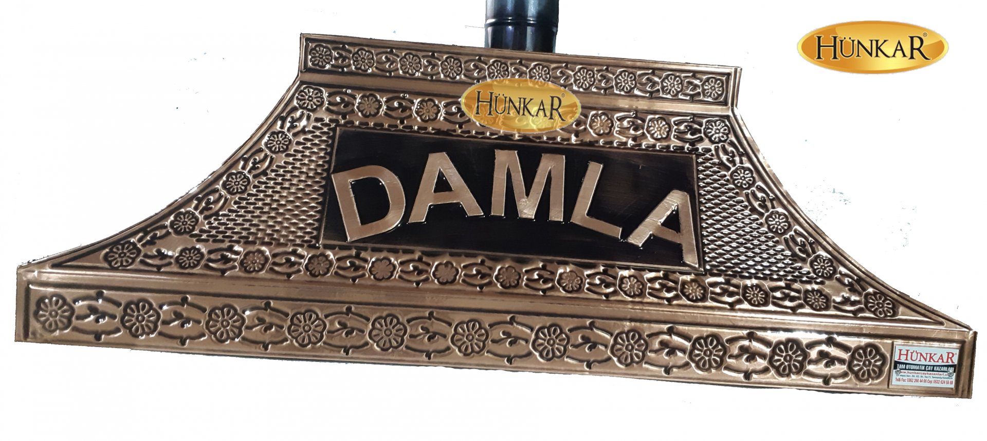 DAVLUMBAZ 90x50x50 cm BAKIR İŞLEMELİ