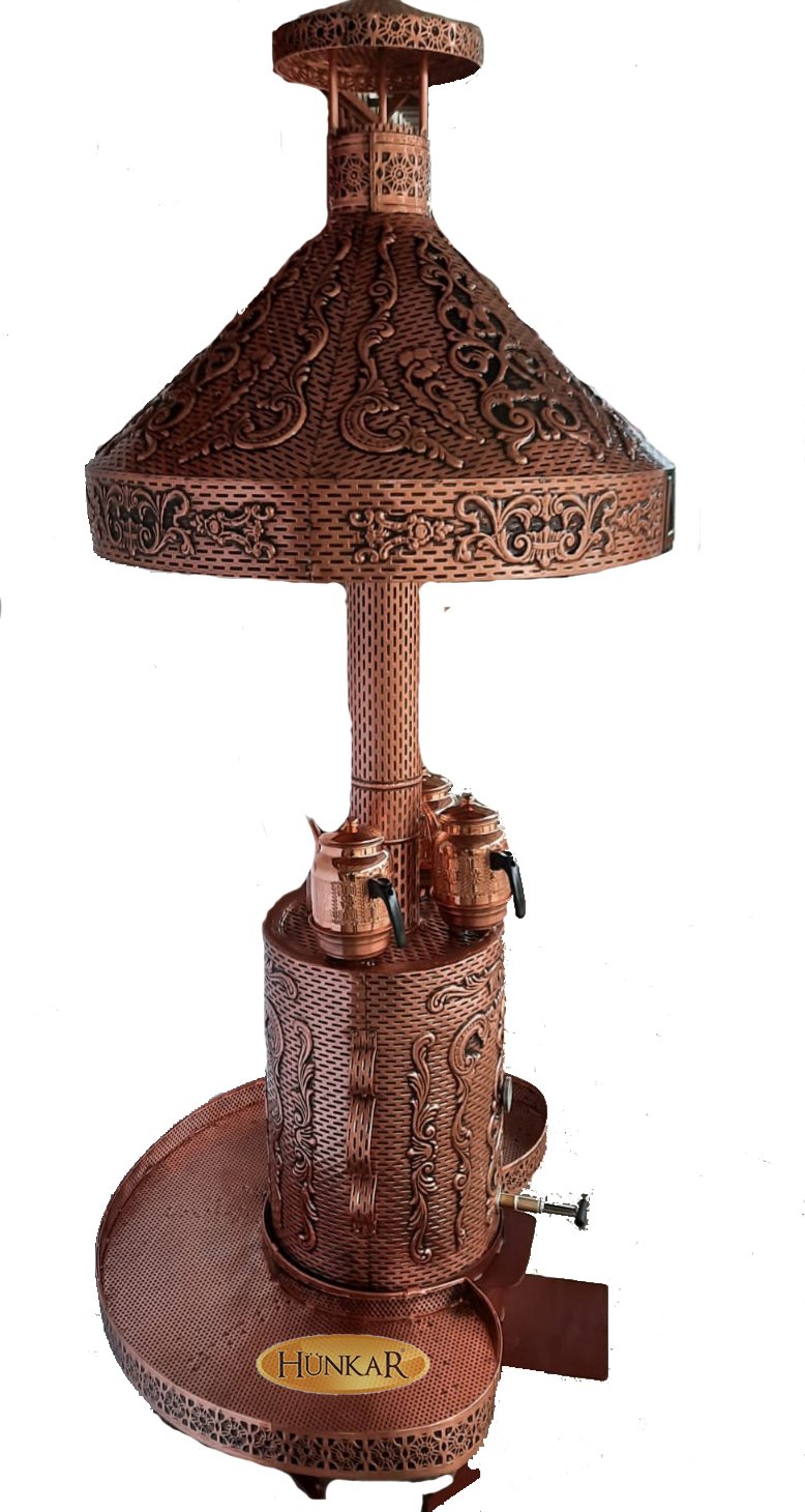 ODUNLU KÖMÜRLÜ YALITIMLI 60 LİTRELİK SEMAVER