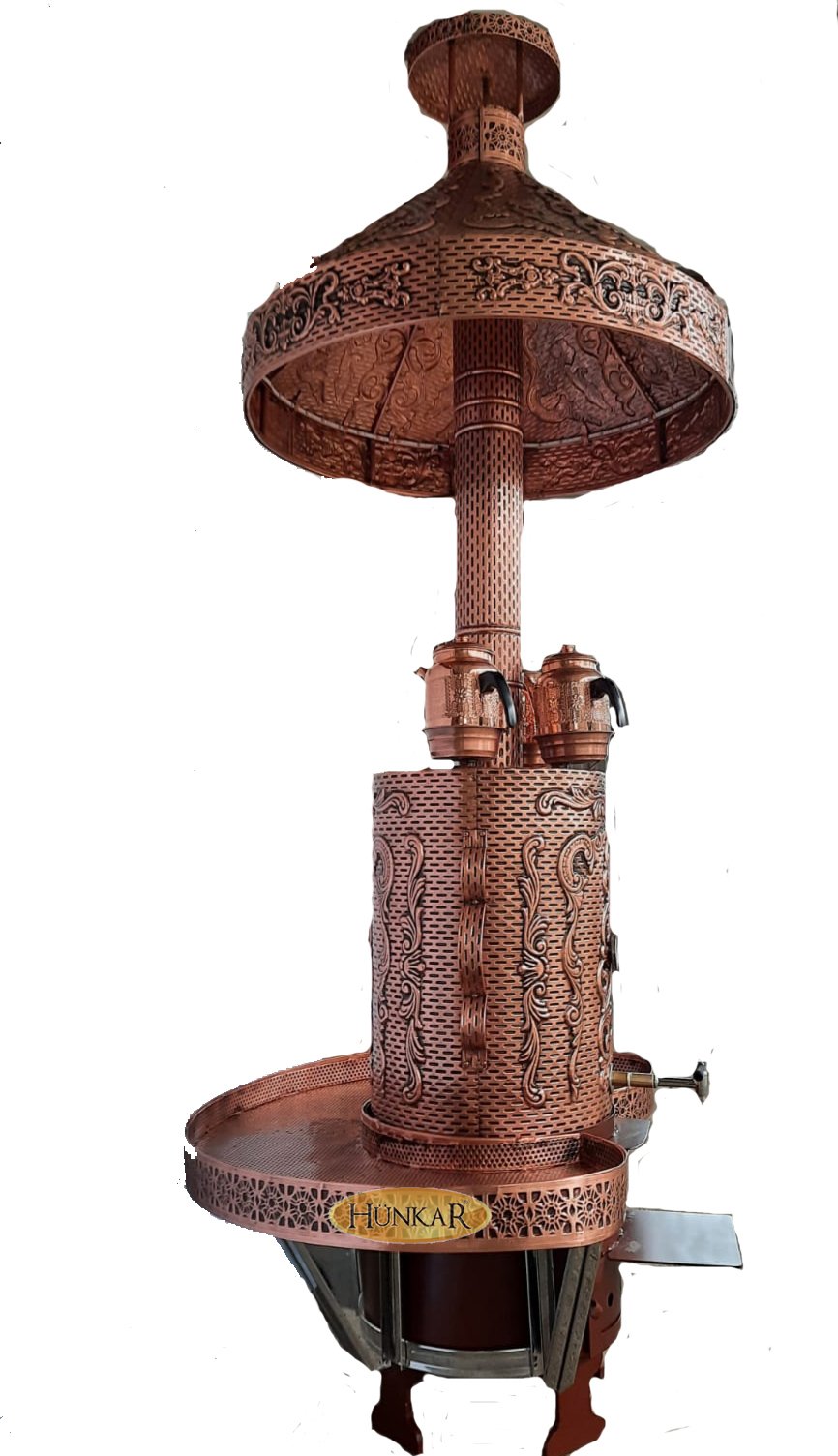 ODUNLU KÖMÜRLÜ YALITIMLI 60 LİTRELİK SEMAVER