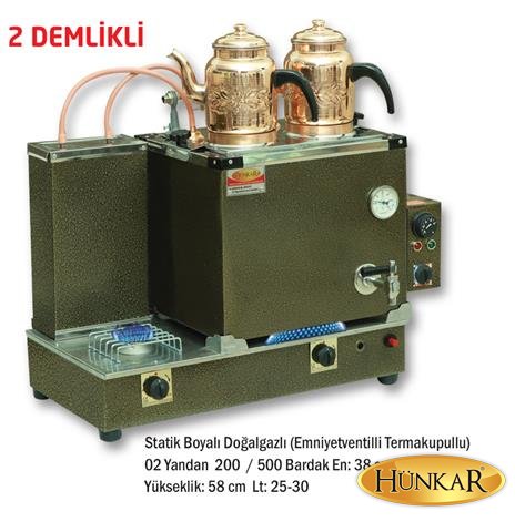 Boyalı Doğalgazlı 2 Demlikli