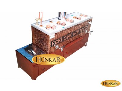 5 DEMLİKLİ 85 LİTRELİK ODUNLU KÖMÜRLÜ ATEŞ TUĞLALI KUMDA KAHVELİ İZALASYONLU SU OTOMATİKLİ BAKIR ÇAY KAZANI