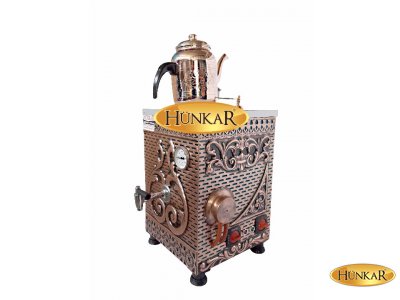 ELEKRİKLİ TEK DEMLİKLİ İZOLELİ SU OTOMATİKLİ BAKIR İŞLEMELİ