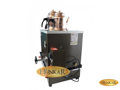 ÇAY KAZANI BOYALI KAPALI 2 DEMLİKLİ ELEKTRİKLİ TÜPLÜ