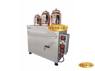 SADE ELEKTRİKLİ 3DEMLİKLİ INOX SU OTOMATİKLİ ÇAY KAZANI