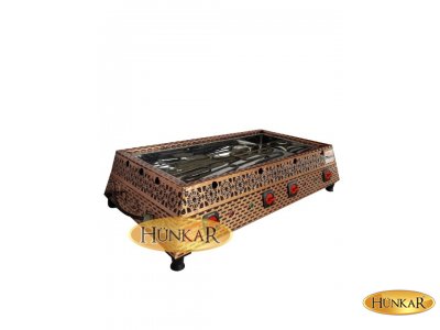 KUMDA KAHVE BAKIR İŞLEME ÇİFT REZİSTANSLI 90x45x22 cm 