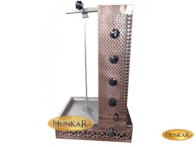 DÖNER TEZGAHI BAKIR İŞLEME VERNİKLİ ESKİTMELİ - YENİ DESEN