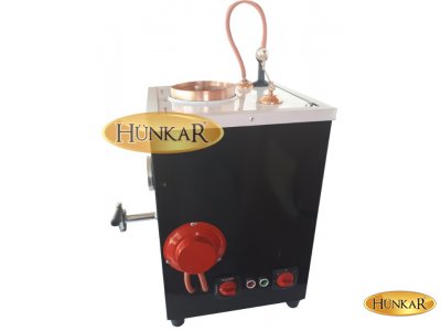 ÇAY KAZANI SİYAH DESENLİ SADE ELEKTRİKLİ SU OTOMATİKLİ YALITIMLI TEK DEMLİKLİ