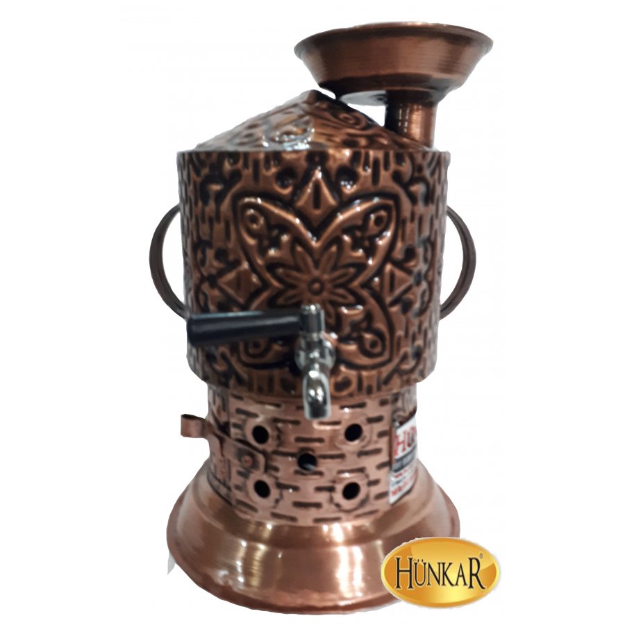 JELLİ KÖMÜRLÜ YUVARLAK 3 VE 5 LİTRELİK BAKIR SEMAVER