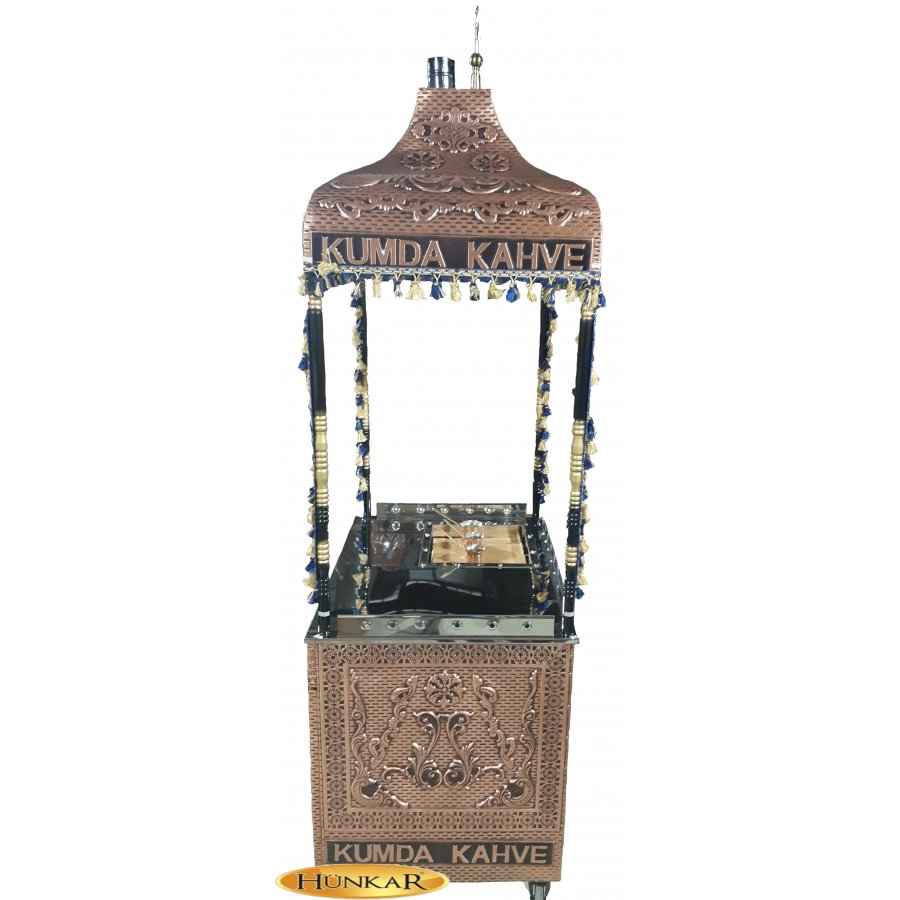 ARABALI KUMDA KAHVELİ BAKIR KAHVECİ GÜZELİ