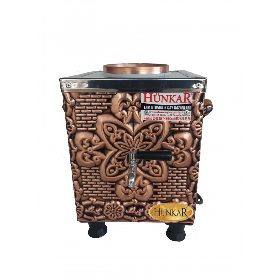 6 LİTRELİK ELEKTRİKLİ YALITIMLI MİNİ BAKIR SEMAVER- ÇAYMATİK