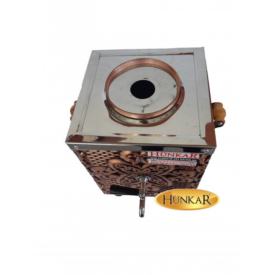 6 LİTRELİK ELEKTRİKLİ YALITIMLI MİNİ BAKIR SEMAVER- ÇAYMATİK