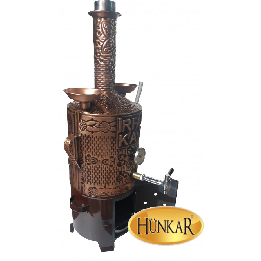 16 LİTRELİK İSİM BASKILI BAKIR SEMAVER  