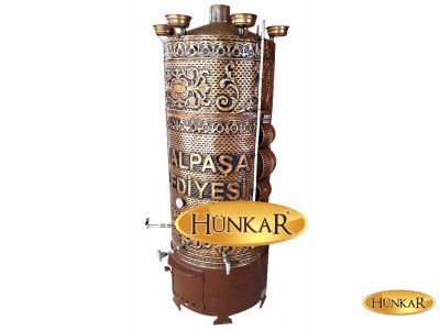 500 Litrelik Sobası Ateş Tuğlalı Odunlu Kömürlü
