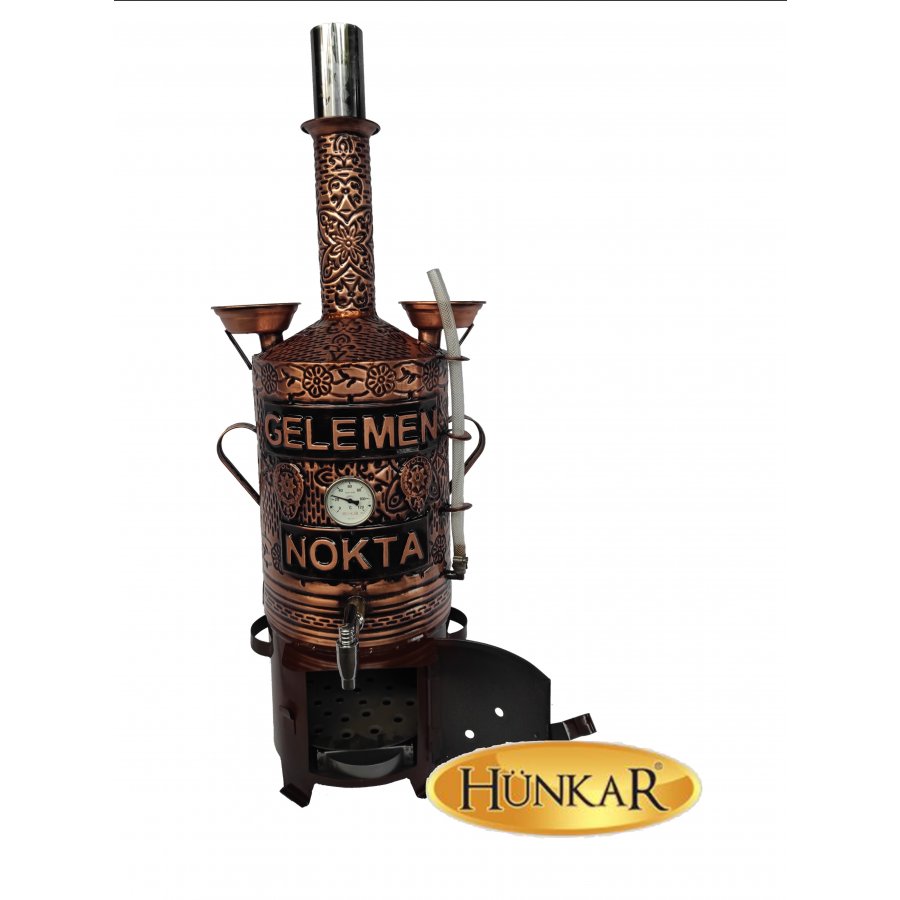 BASKILI 20 LİTRE BAKIR SEMAVER