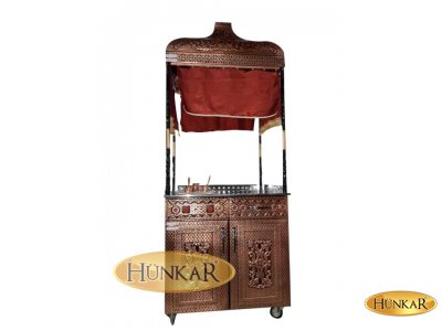 ELEKTRİKLİ KUMDA KAHVE ve KAHVECİ GÜZELİ ARABALI