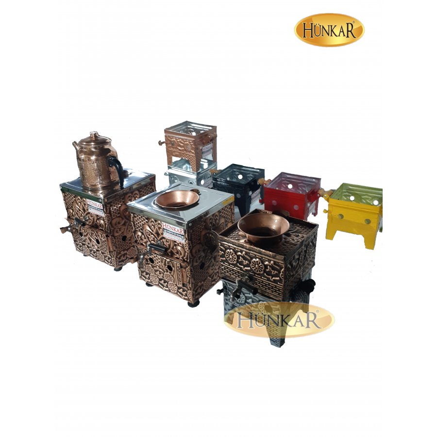 KÖMÜRLÜ - JELLİ YALITIMLI 3 LİTRE BAKIR SEMAVER 