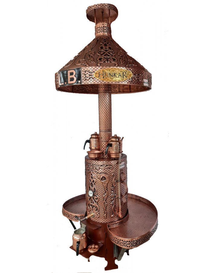 ODUNLU KÖMÜRLÜ YALITIMLI 60 LİTRELİK SEMAVER