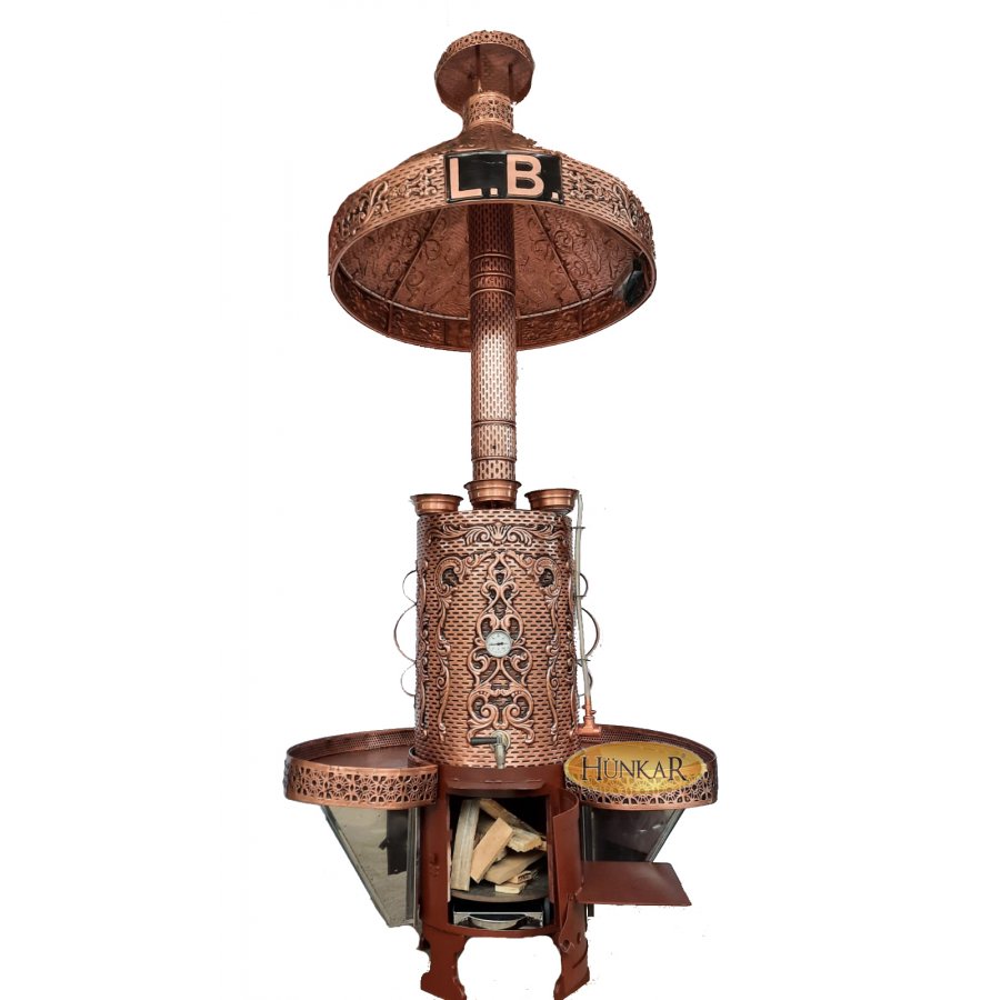 ODUNLU KÖMÜRLÜ YALITIMLI 60 LİTRELİK SEMAVER