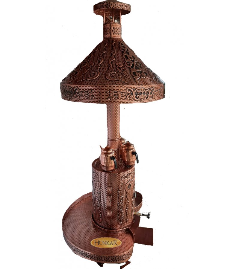 ODUNLU KÖMÜRLÜ YALITIMLI 60 LİTRELİK SEMAVER