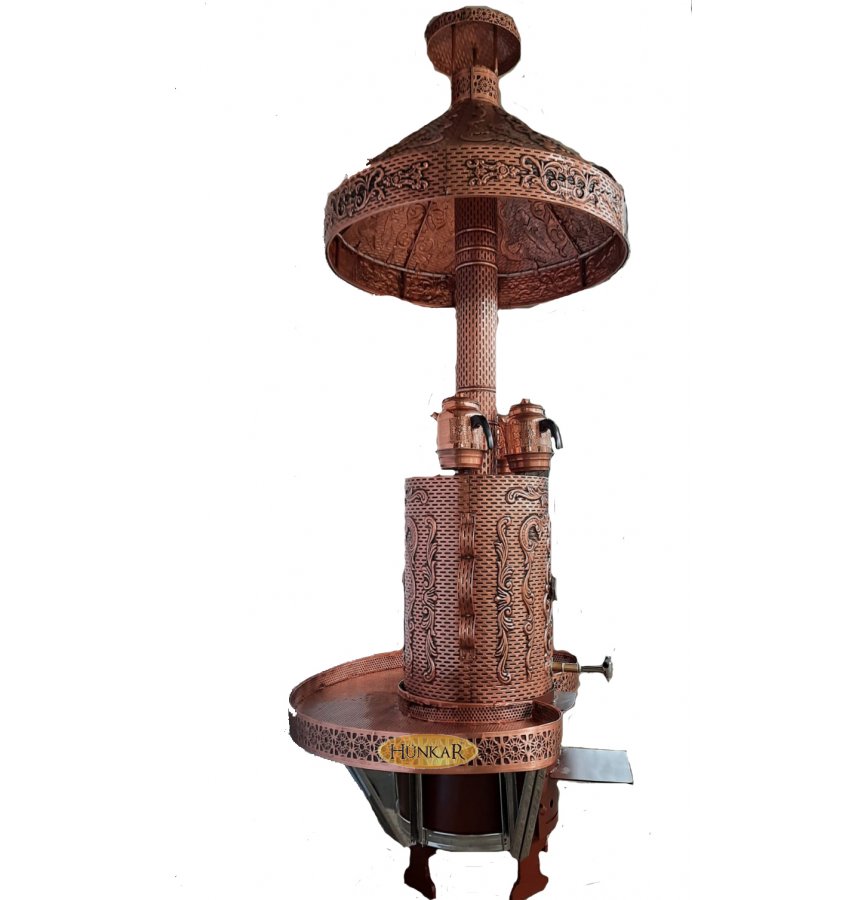 ODUNLU KÖMÜRLÜ YALITIMLI 60 LİTRELİK SEMAVER