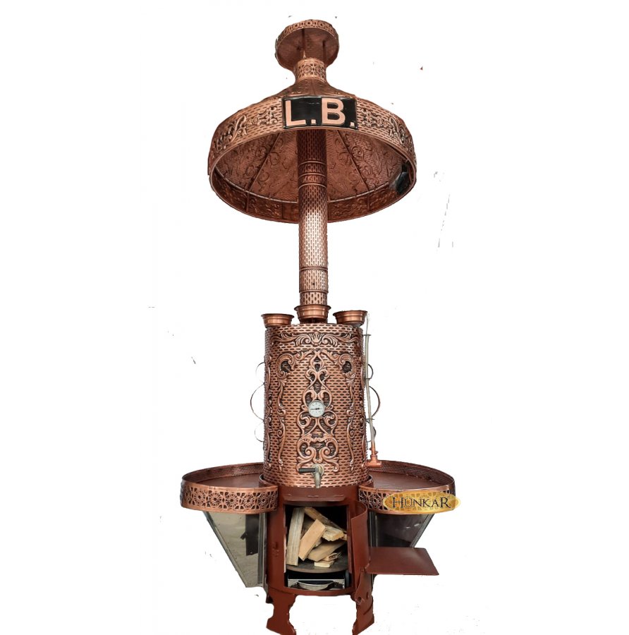 ODUNLU KÖMÜRLÜ YALITIMLI 60 LİTRELİK SEMAVER