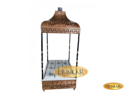TÜPLÜ KÜNEFE OCAĞI BAKIR İŞLEMELİ 9 YANICILI TEZGAHÜSTÜ