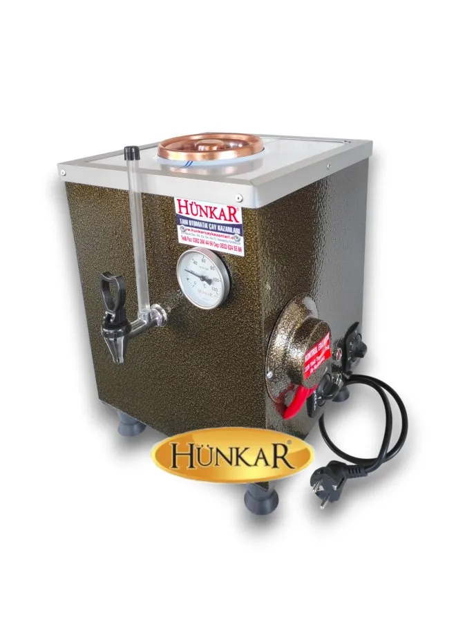 10 LİTRE STATİK FIRIN BOYALI SADE ELEKTRİKLİ BAKIR ÇAY KAZANI