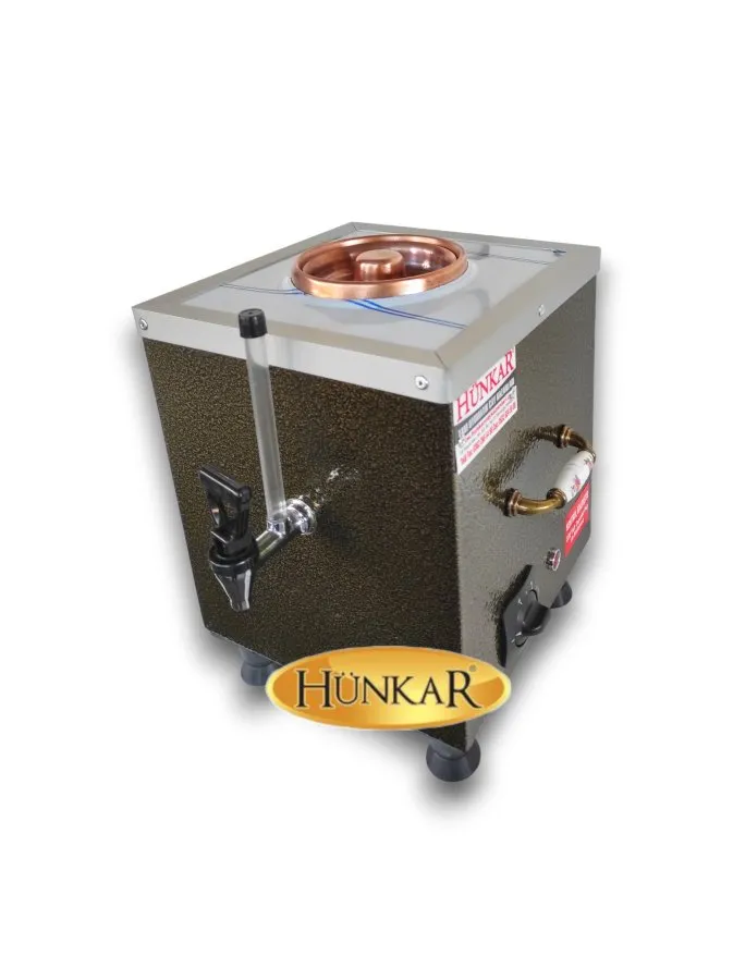 İÇİ BAKIR 6 LİTRELİK STATİK FIRIN BOYALI SADE ELEKTRİKLİ MİNİ ÇAY KAZANI & ÇAYMATİK