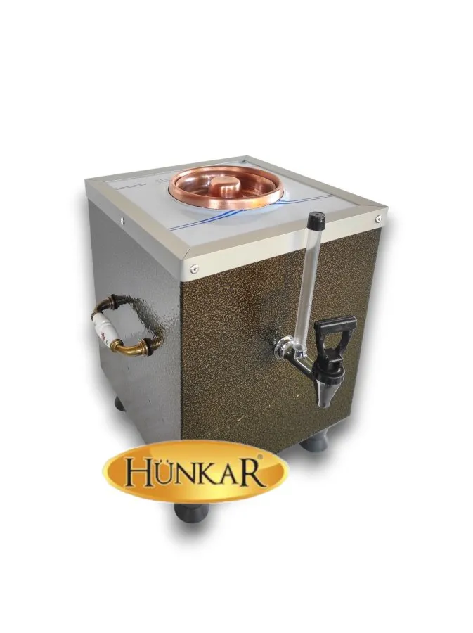 İÇİ BAKIR 6 LİTRELİK STATİK FIRIN BOYALI SADE ELEKTRİKLİ MİNİ ÇAY KAZANI & ÇAYMATİK