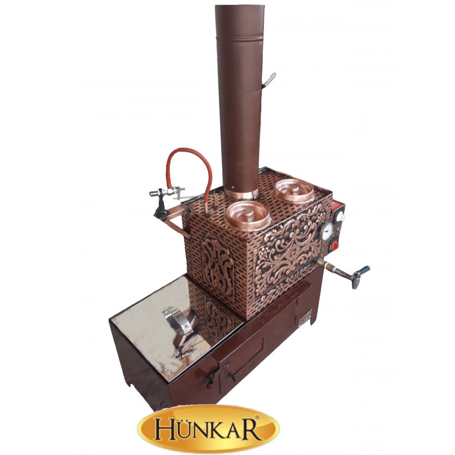 ODUNLU 2Lİ 30 LT ELEKTRİKLİ KUMDA KAHVELİ YALITIMSIZ BAKIR ÇAY KAZANI 