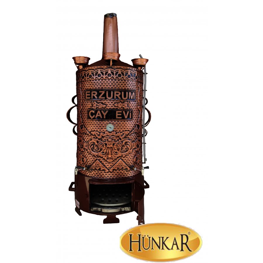 250 LİTRELİK BAKIR İŞLEMELİ SEMAVER